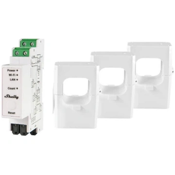 Shelly PRO 3EM 400A 3-Phase Energy Meter, WiFi/Blu