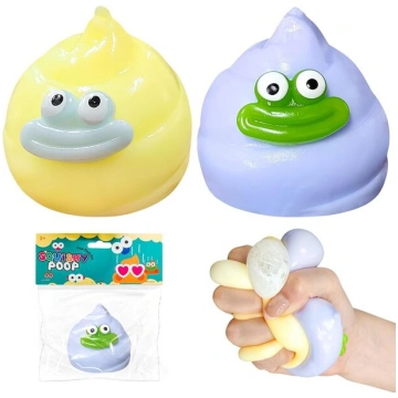 Antistresa bumbiņu komplekts Squishy Poo Monster T