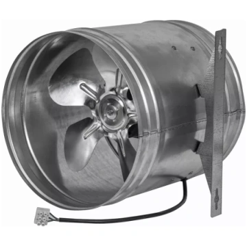 Kanāla zemspiediena ventilators, Ø200mm, metāla EU