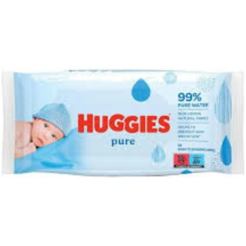 HUGGIES Pure mitrās salvetes, 56gab