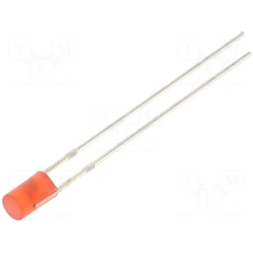 LED | red | 3mm | 330mcd | 140° | Front: flat | 12