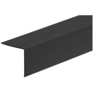 CEZAR Stūris PVC 40x40mm 2.75m melns