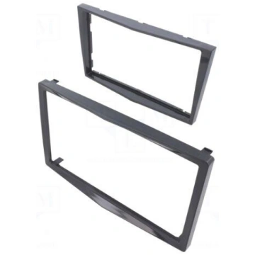 Radio frame | Opel | 2 DIN | grey gloss COMPOTECH