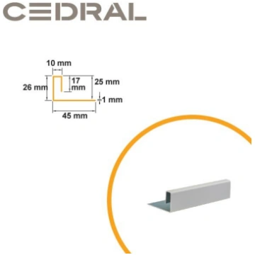 Nobeiguma profils CEDRAL CLASSIC (ceda/04)
