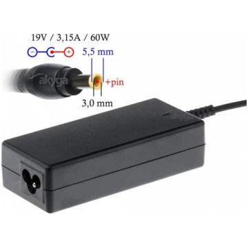Akyga notebook power adapter AK-ND-13 19V/3.16A 60