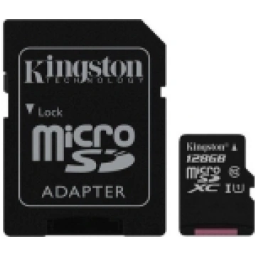 Micro SD atmiņas karte 128GB ar SD adapteri UHS-I 