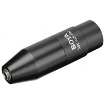 Mikrofona adapteris Boya 35C-XLR Pro, melna krās