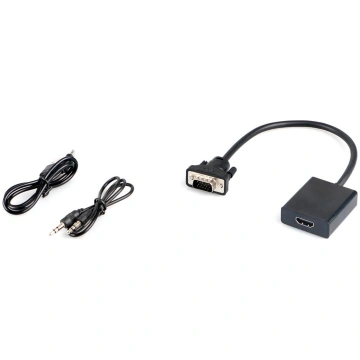 MicroConnect VGA + Audio to HDMI converter With US
