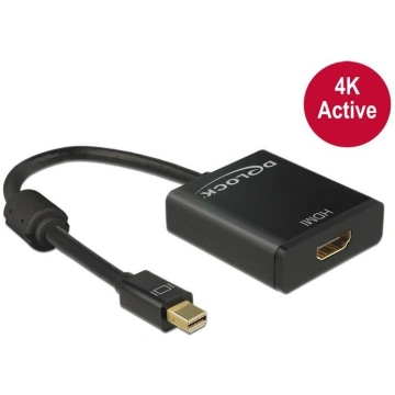 Delock Adapter mini Displayport 1.2 male > HDMI fe