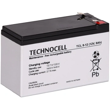Technocell TCL9-12 TECHNOCELL Akumulator AGM 12V 9