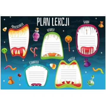 HENRY Plan lekcji - Wampiry (5szt) 5902490420533 (