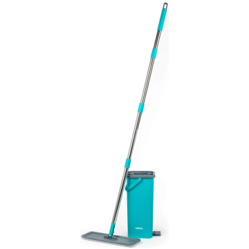 Beldray LA067234NPUF Anti-bac Flat Head Mop & Buck
