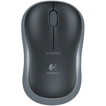Bezvadu datora pele Logitech M185, melna krās./pel