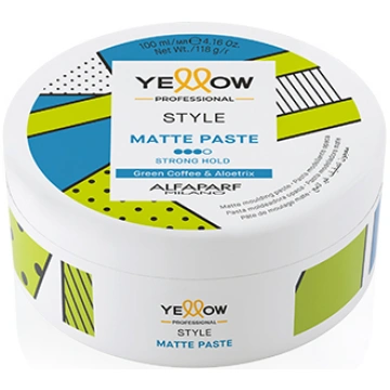 YELLOW STYLE MATTE PASTE stipras fiksācijas matu p