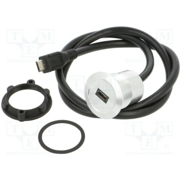Adapter cable; USB B micro socket,USB B micro plug