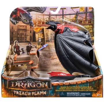 Dragons - Blazing Battle Cannon Blast w/Toothless 