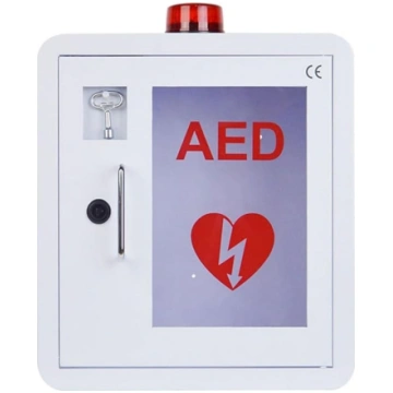 AED defibrilatora uzglabāšanas skapis Sienas pirmā