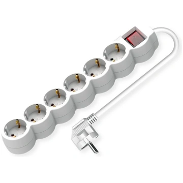 VALUE - power strip - 3600 Watt 19.99.0956 Secomp
