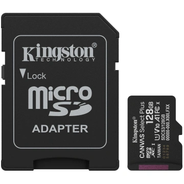 Atmiņas karte microSD 128GB Kingston Canvas Select