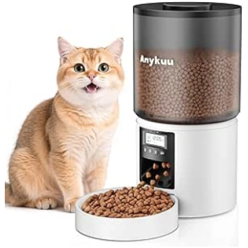 Anykuu Automatic Cat & Dog 4L Pet Feeder Cat with 