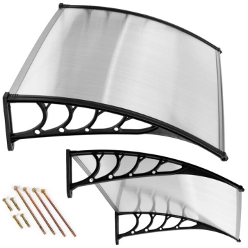 Nojume virs durvīm 120x100 cm jumta segums polikar