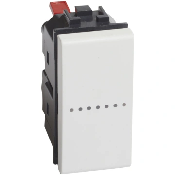 Bticino Living Light white Axial Two-way Switch `