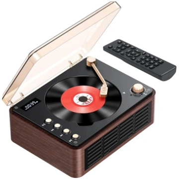 POFOTO Tragbarer CD-Player mit Bluetooth 5.3, lang