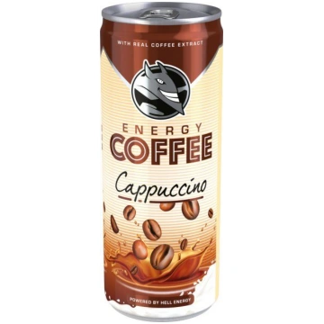 Aukstā kafija Hell Energy Coffee Cappuccino, 0.25m