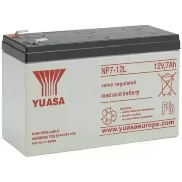 Fukawa Baterie YUASA NP7-12L (12V/7Ah - Faston F2 