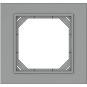 VILMA Vienvietīgs rāmis Vilma QR1000, matēti pelēk