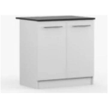 Virtuves skapis Inez III ar melnu virsmu 80 cm
