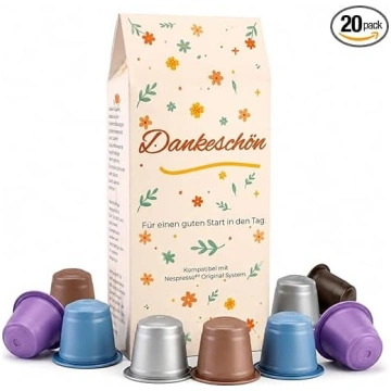 „Dankeschön“ kafijas kapsulu dāvanu komplekts — 20