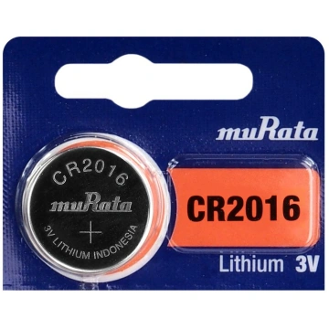 CR2016 baterijas 3V Murata litija CR2016 iepakojum