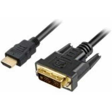 Sharkoon Cable HDMI to DVI-D (18+1) 1 m Black akse
