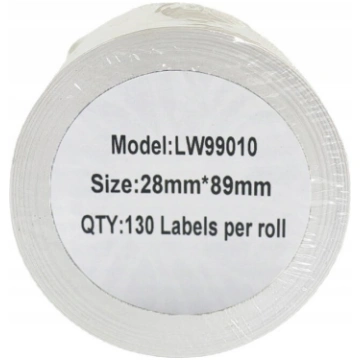 Dymo Etykieta DYMO LW 99010 28mm x 89mm 130sz czar