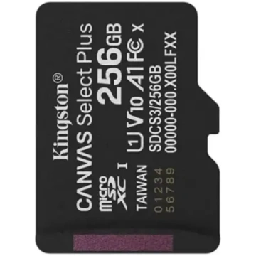 Kingston 256GB microSDXC Canvas Select Plus atmiņa