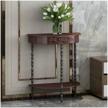Narrow Console Table, 2-Tier, Side Table, Narrow E