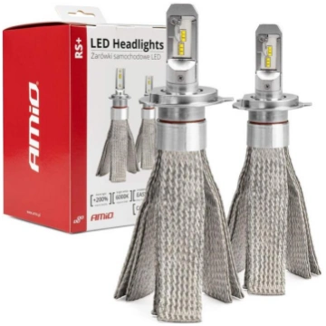 LED Headlights RS+ Series H4 50W AMIO-01082 (01082