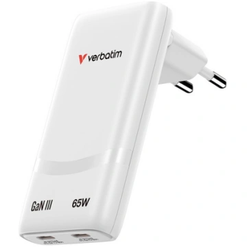 Fold n Go Charger GaN 65W 2xUSB-C PD 3.0 PPS