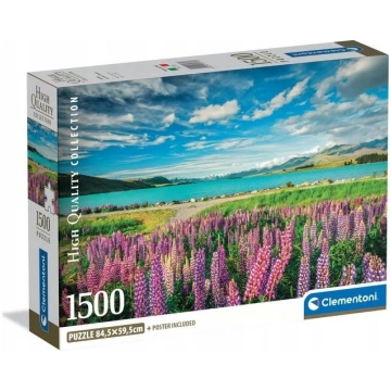 Clementoni Puzzle Compact Lupins At Lake Tekapo 15