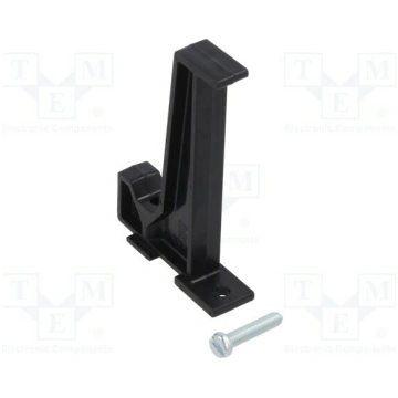 Hanger for test leads; black; single module | MPK-
