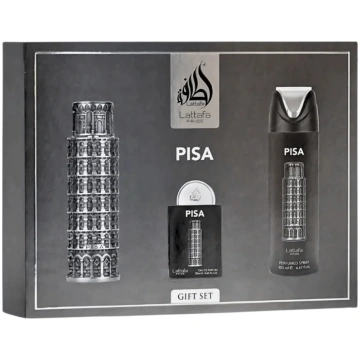 Lattafa Pride Pisa Gift Set EDP smaržas 3 gab