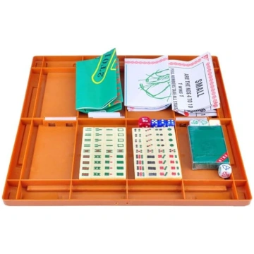1 komplekts Pārnēsājams Mahjong galda šaha dēlis M