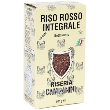 RISO ROSSO INTEGRALE Sarkanā pilngraudu RISERA CAM