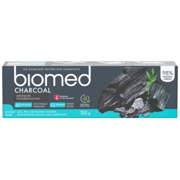Balinoša zobu pasta Biomed Charcoal Complete Care 