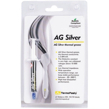 Termopasta Sudraba siltumvadošā pasta AG Silver AG