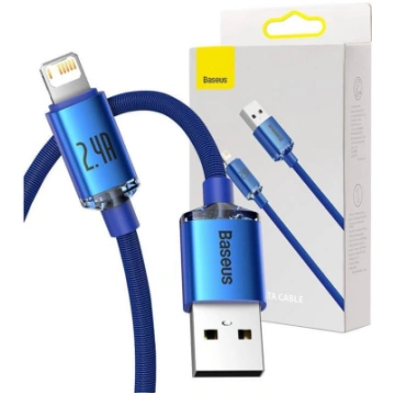 Baseus Crystal Shine kabelis USB uz Lightning CAJY