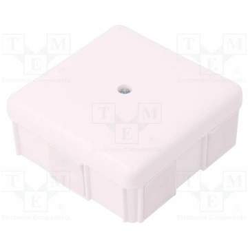 Enclosure: junction box; X: 86mm; Y: 86mm; Z: 39mm