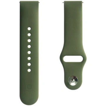 Evelatus Universal 22mm Silicone Loop Olive Nav no