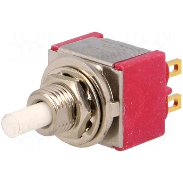 Switch: push-button | Pos: 2 | DPDT | 1A/120VAC | 